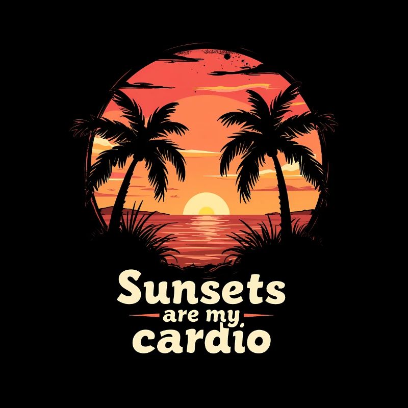 Sonnenuntergänge sind mein Cardio