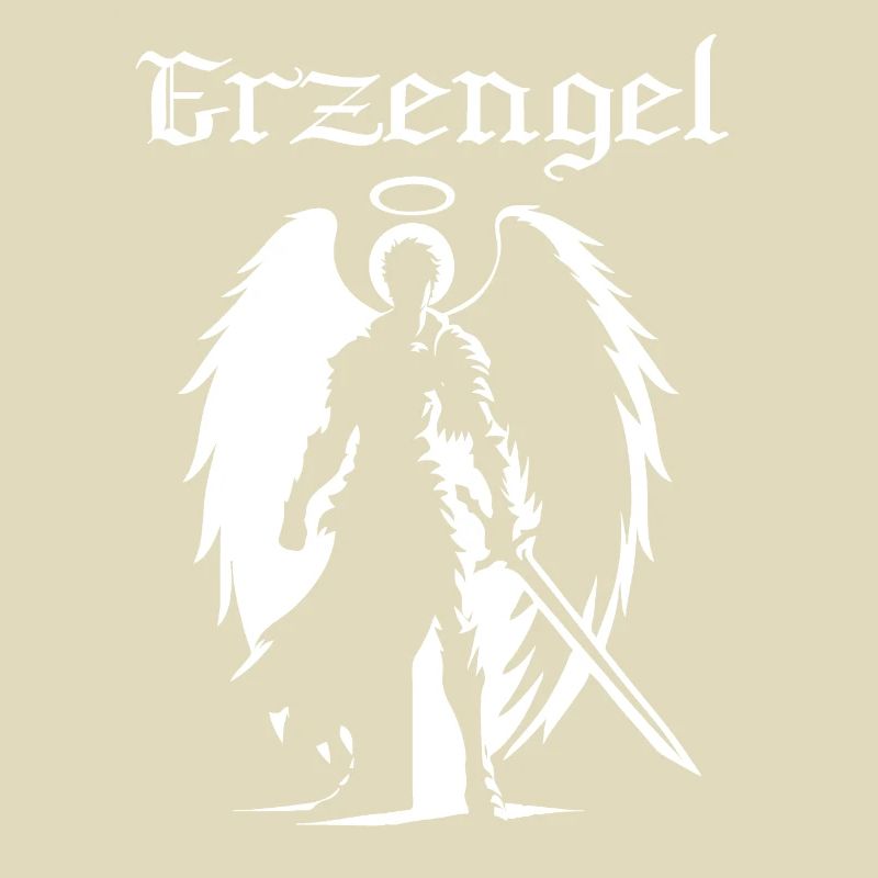 Conception de la silhouette de l’archange – Puissance céleste