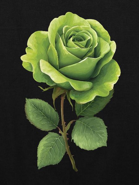Rose verte