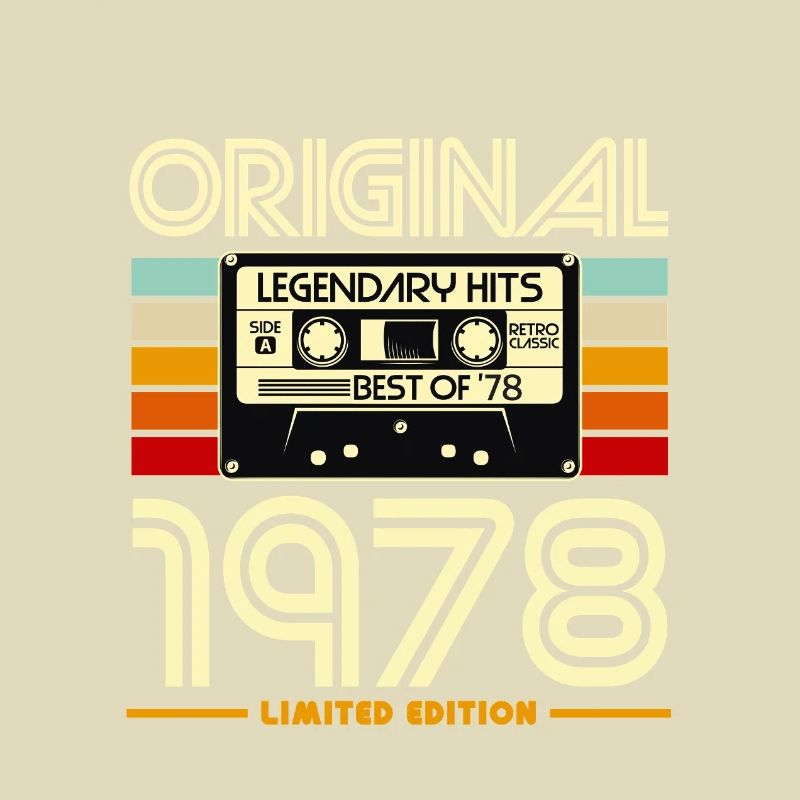 Original 1978 Cassette Retro Limitee