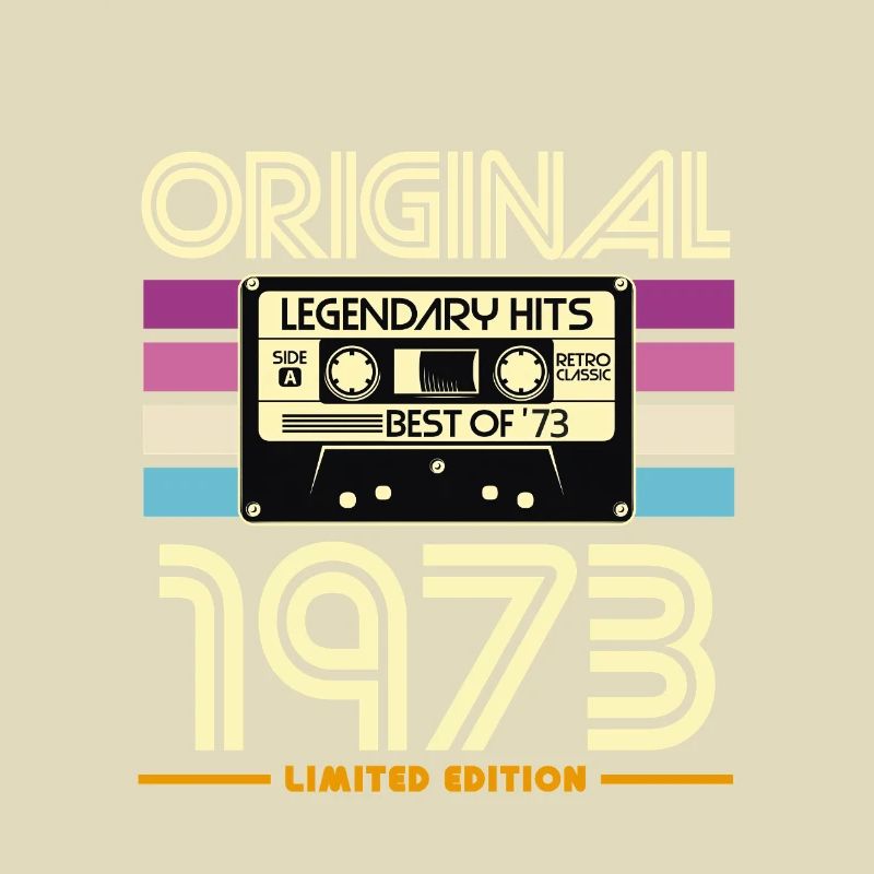 Original 1973 Cassette rétro édition limitée