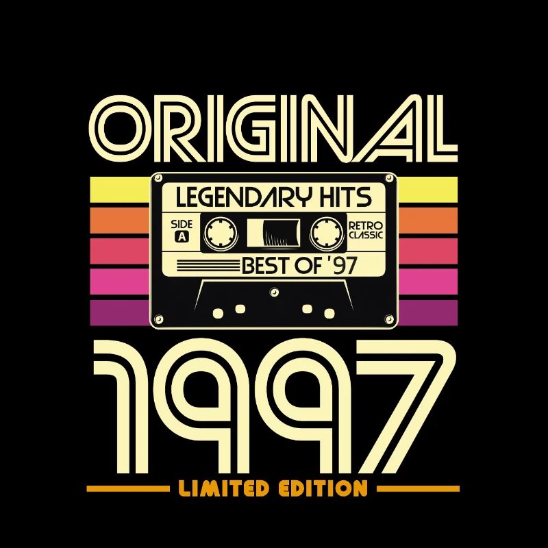 Original 1997 Cassette Retro Limitée