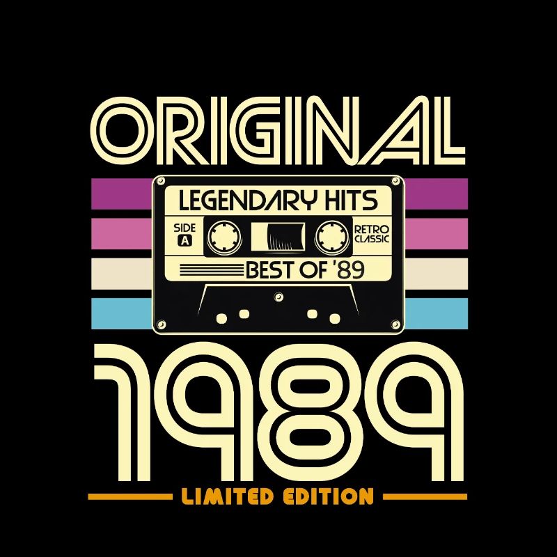 1989 Edition Limitée Cassette Retro