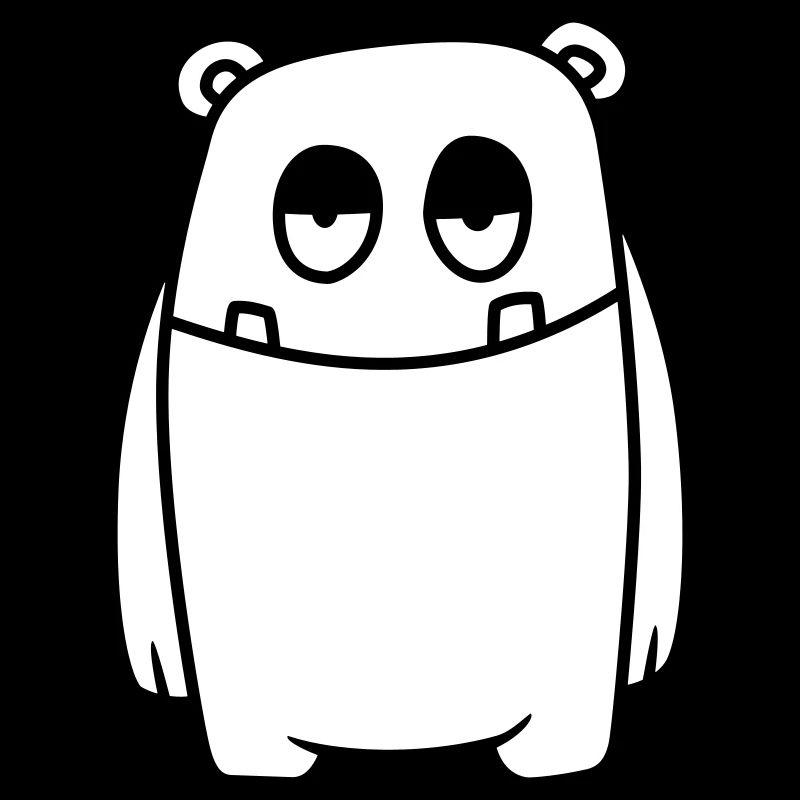 Monster Cheerful - Conception de bande dessinée Kawaii drôle