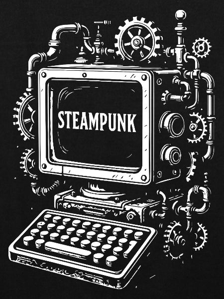 Steampunk Computer Getriebe