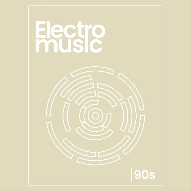 Electro Maze 90er Techno Tee