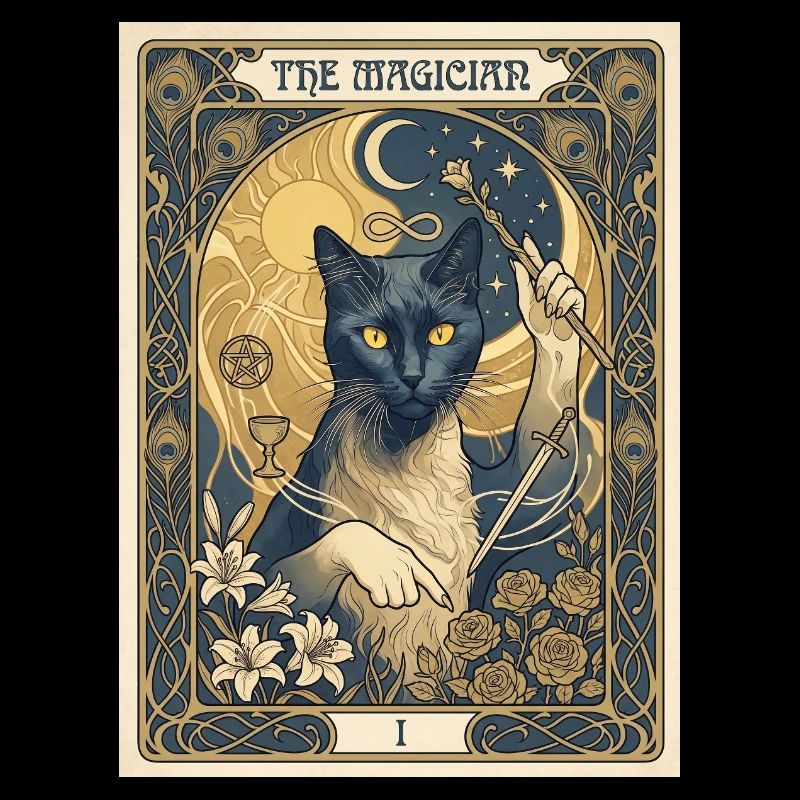 Katze, der Magier