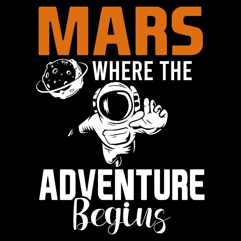 Mars planète espace fusée vintage