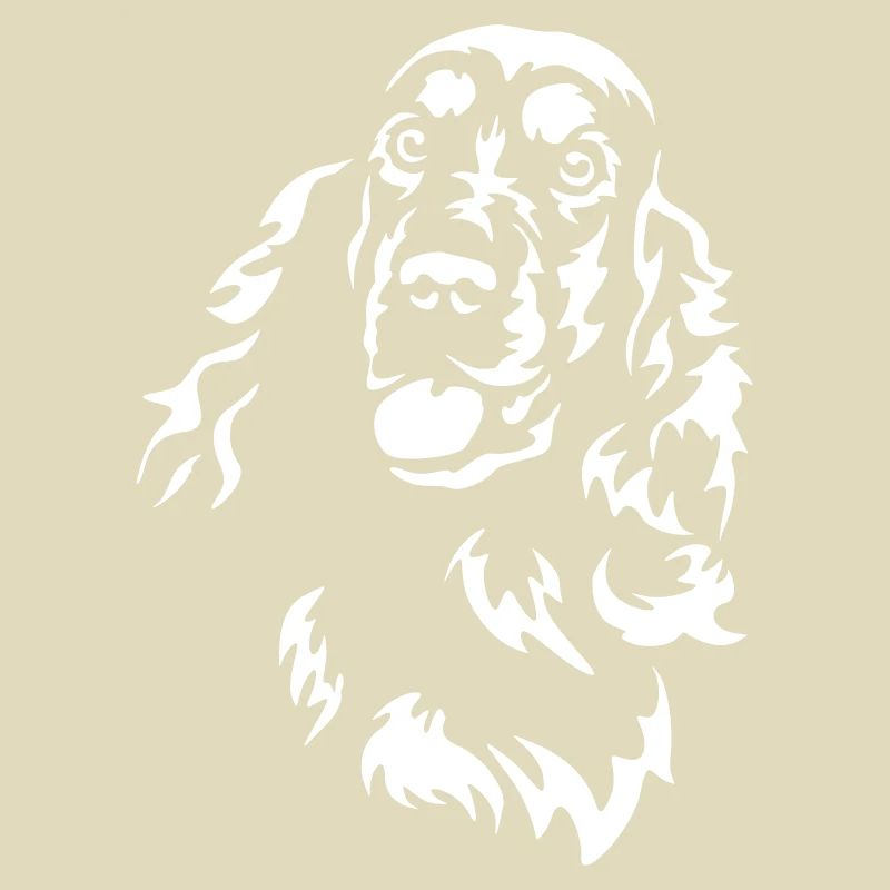 Cocker Spaniel Head « Black Edition »