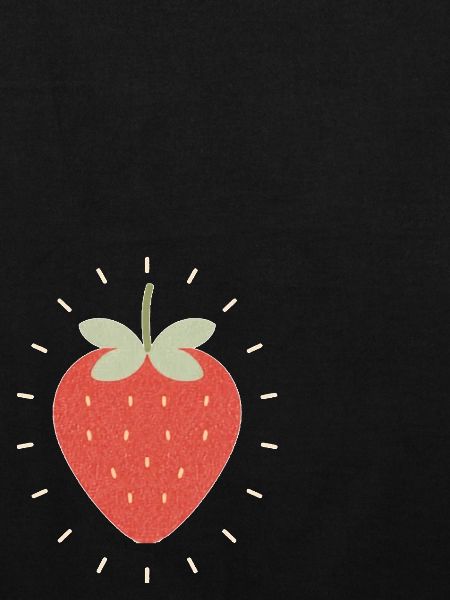 Illustration de fraise radieuse