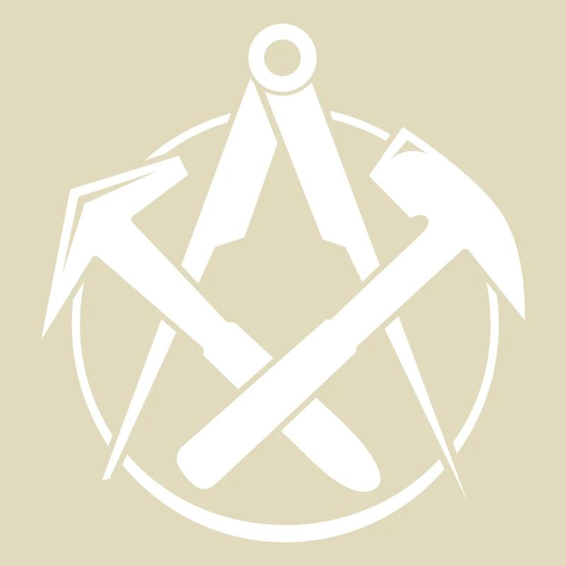 Dachdecker-Logo - Weiss