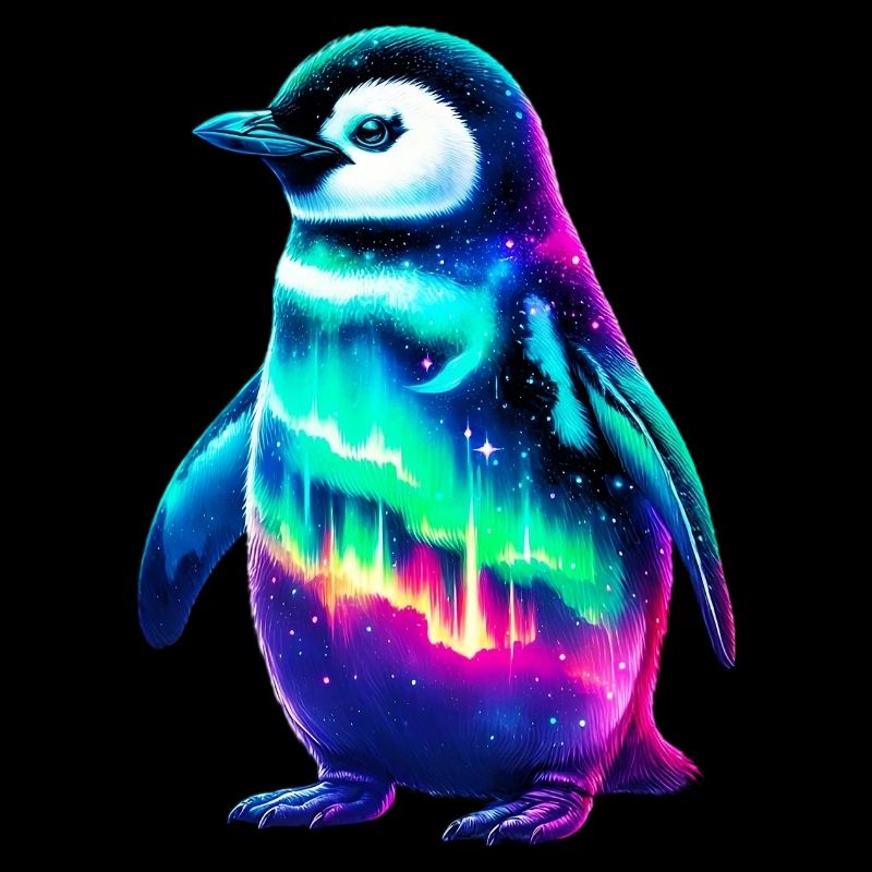 Aurora Borealis Penguin