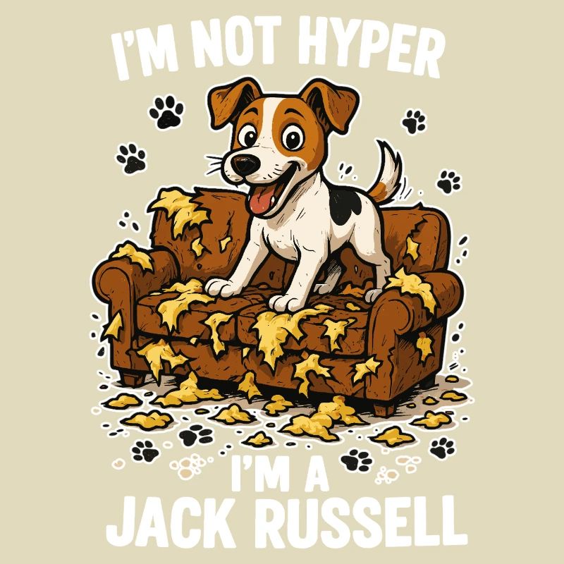 Jack Russell Terrier Funny Hyperactive Gift