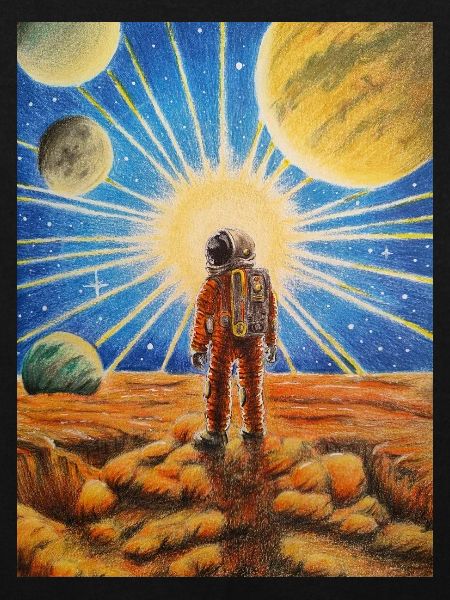 Astronaute sur Mars