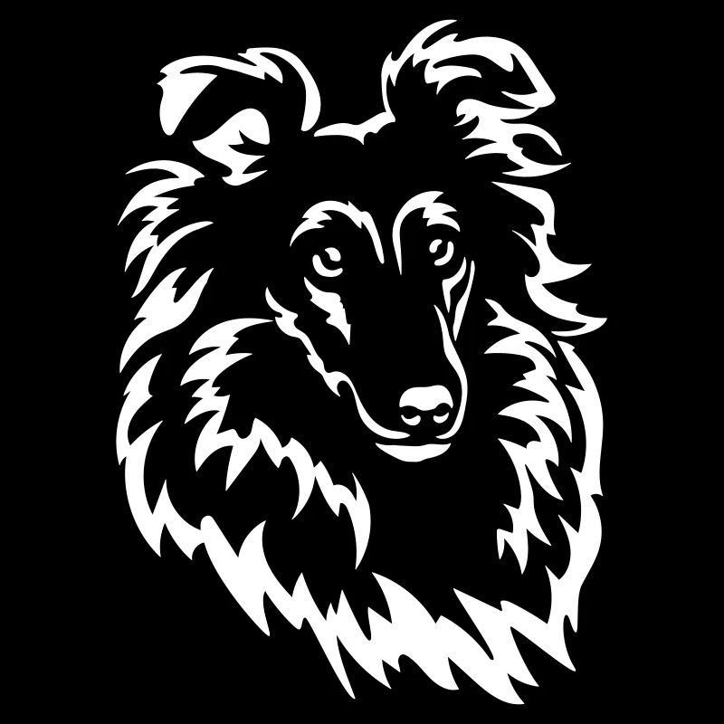 Sheltie Head « Black Edition »