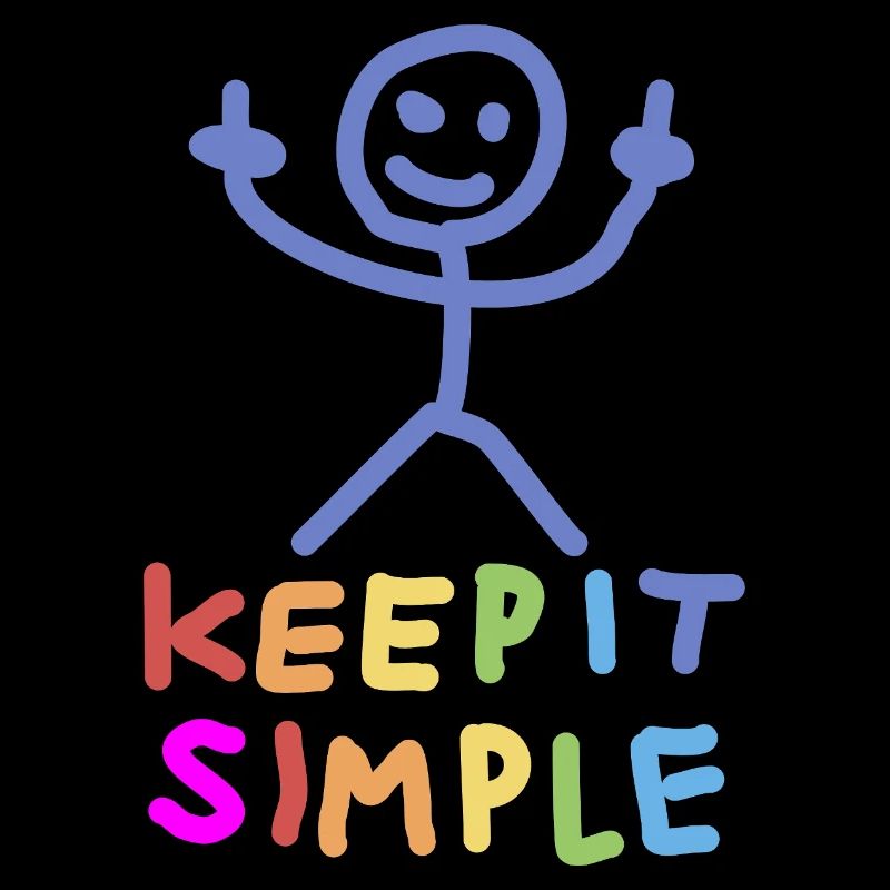 Strichmännchen Mittelfinger