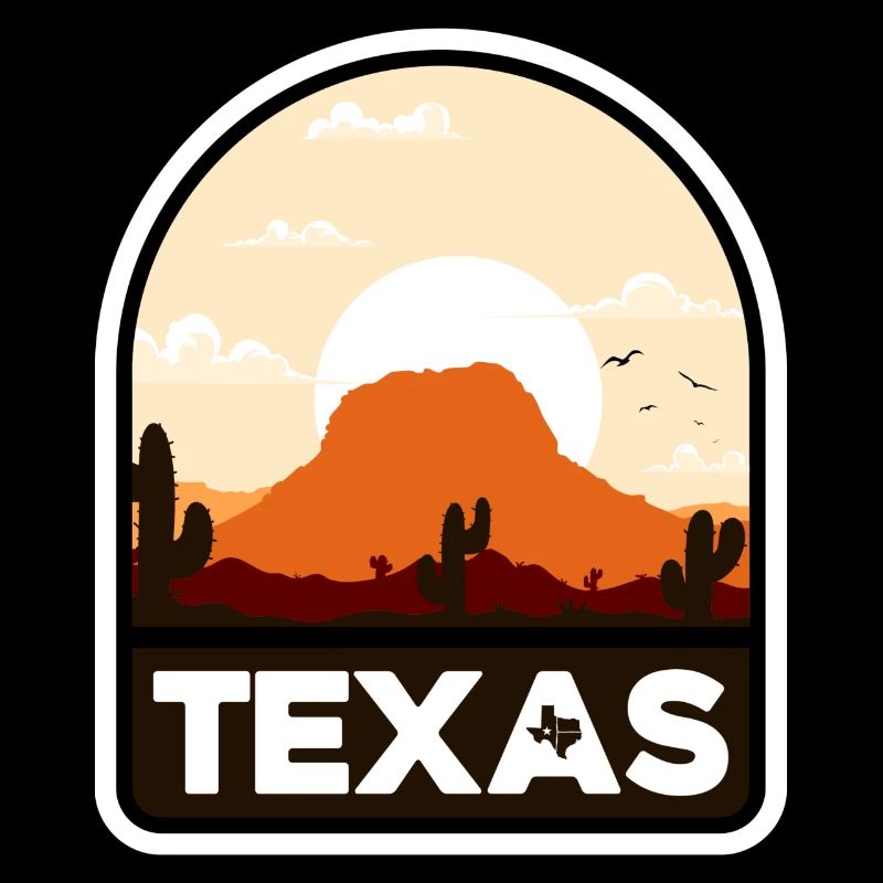 Texas Desert Sunset Crest