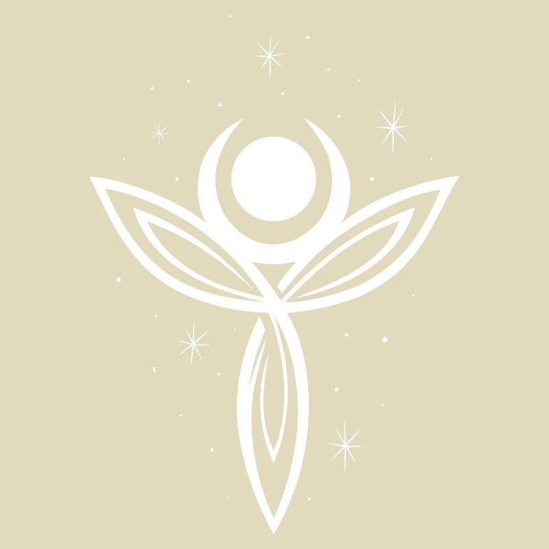 Déesse Lune Déesse Trinity Triquetra