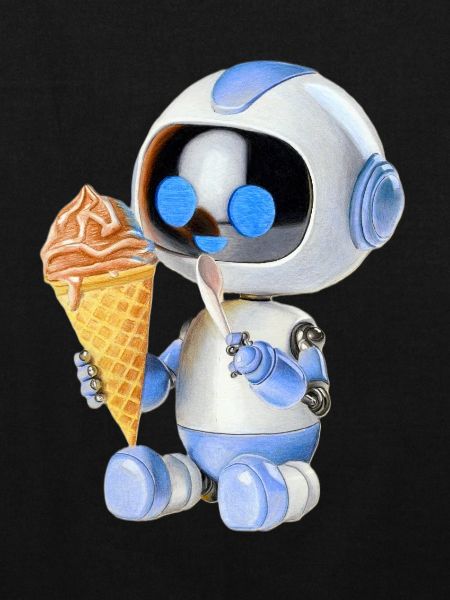 Crème glacée robot