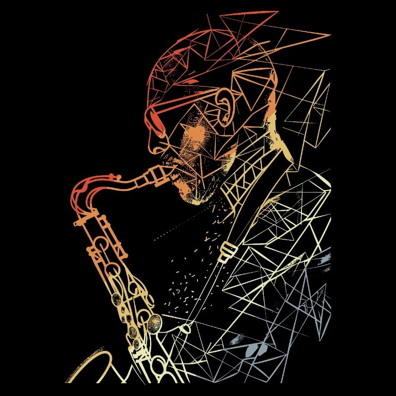 Saxophonist Retro