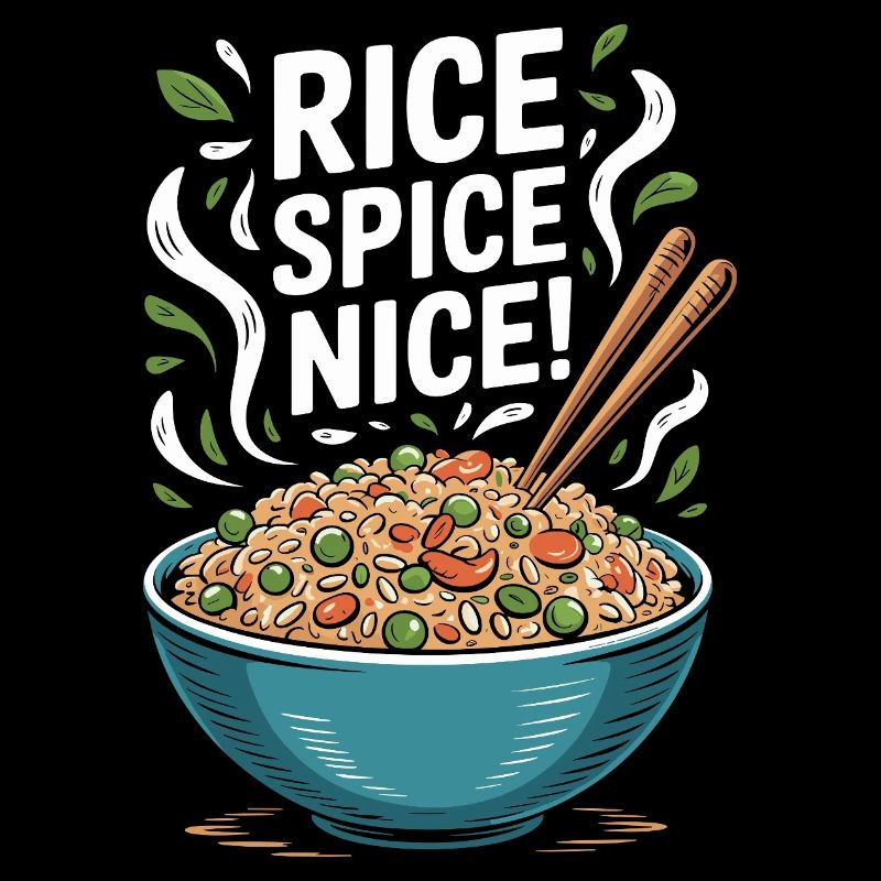 Fried Rice Spice Nice Hot Rice