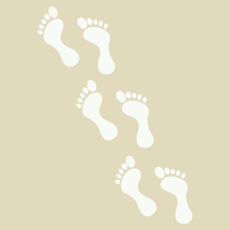 Small footprints on black