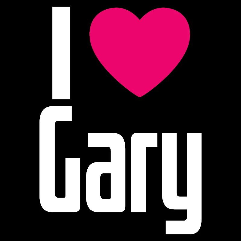 I Love Gary Pink Heart I Love Gary