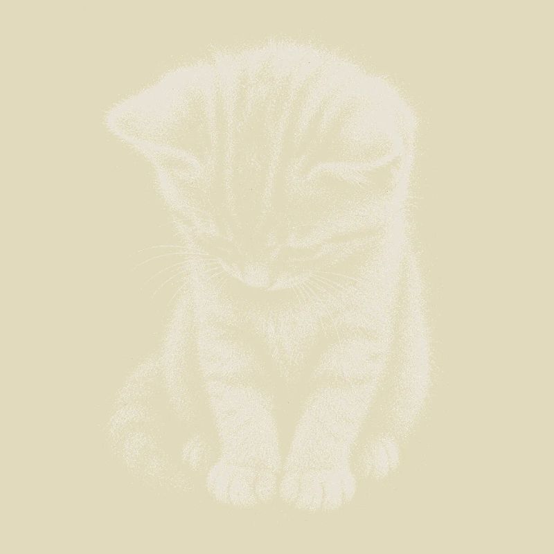 Chaton triste Chat mignon, dessin mignon