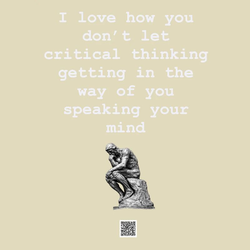 Critical Thinking Free Thoughts
