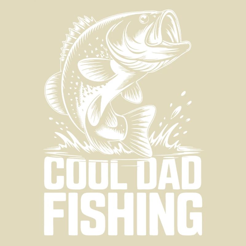 Conception de canne à pêche cool pour papa