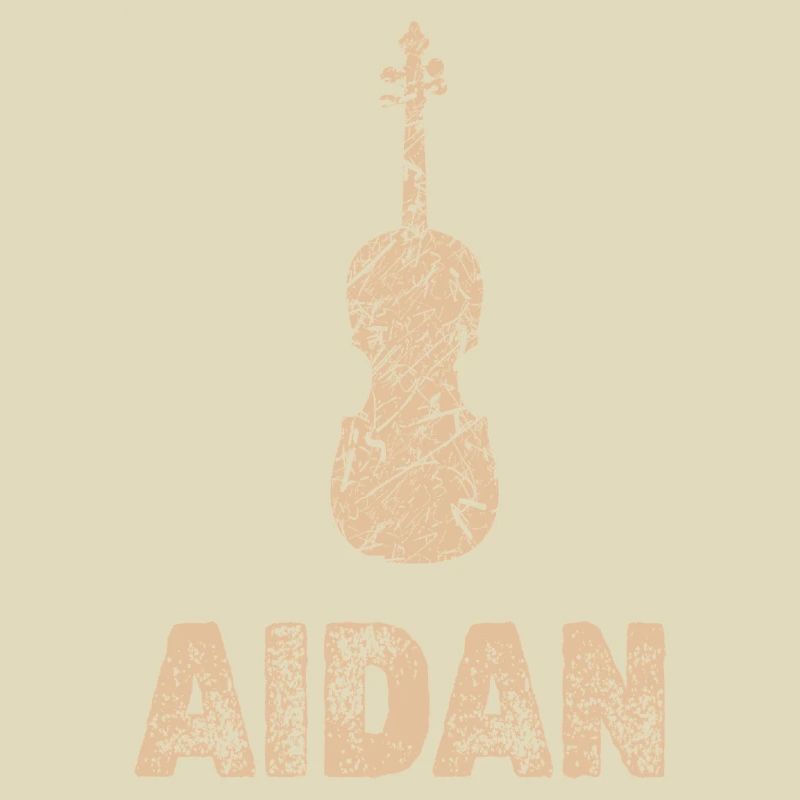 Aidan as a violin