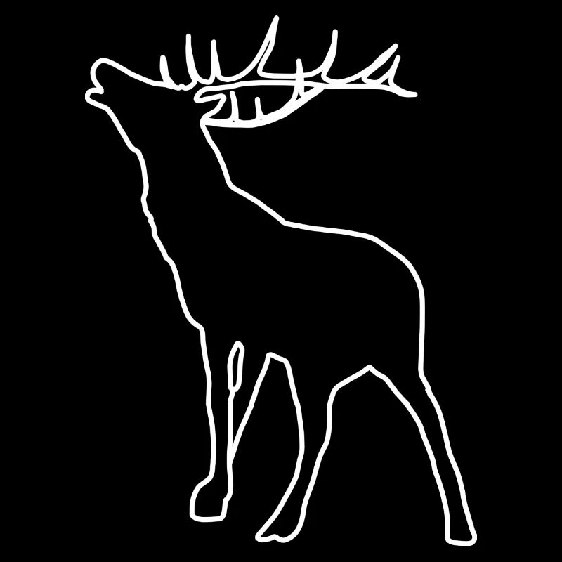 Hirsch lineart