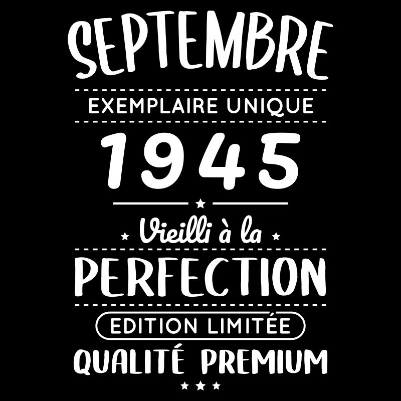 80th Birthday - September 1945 Perfection