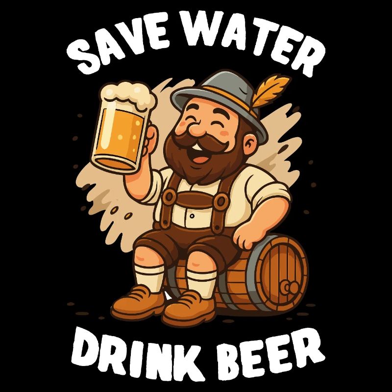 Save water, drink Beer - Sicher Wasser, trink Bier
