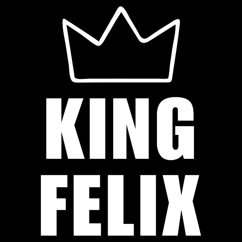 Felix Name mit Buchstabe F - King Crown Hemd