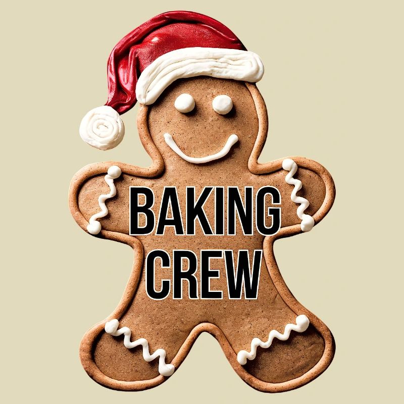 Baking Crew Gingerbread Man Cuisson de Noël