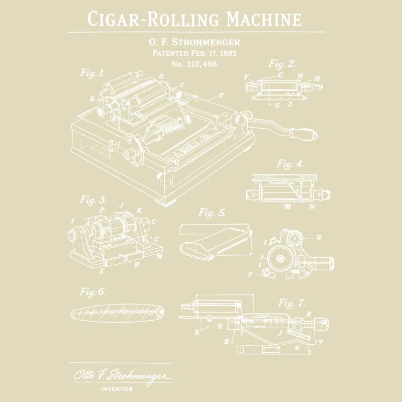 Cigar Rolling Machine Blueprint