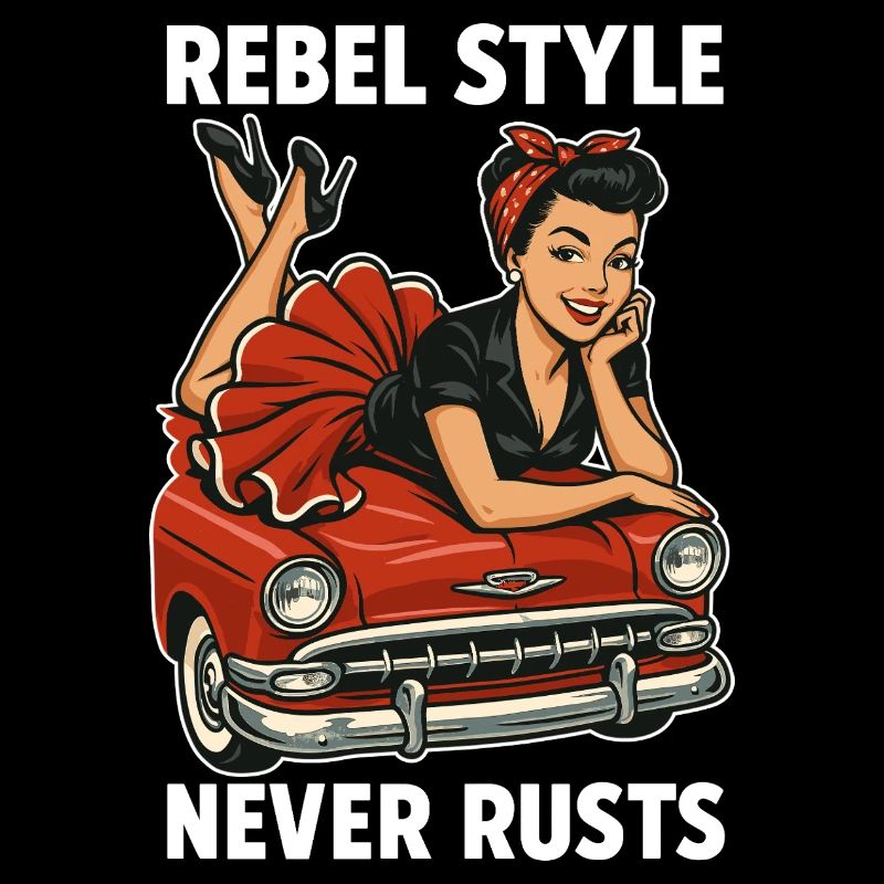 Rockabilly Pin-Up: Rebel Style Never Rusts Retro