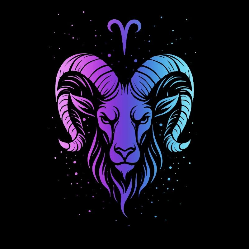 Widder: Neon-Tierkreisgeist
