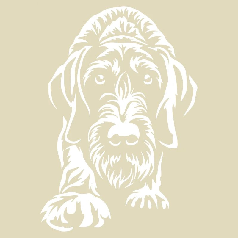 German Wirehaired Whisker "Black Edition"