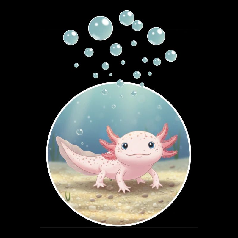T-Shirt-Design „Axolotl“