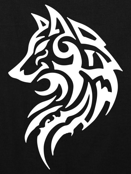 Wolf Tribal Tattoo