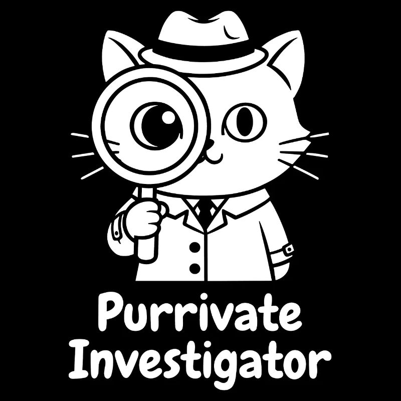 Purrivate Ermittler Katzchen