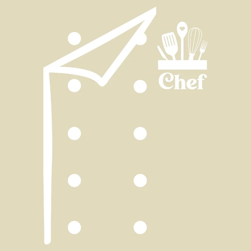 Funny Chef Head Chef Baker Chef Uniform With Tools