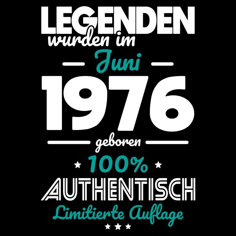 50. Geburtstag - Legenden wurden im Juni 1976