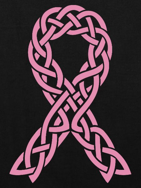 Ruban Anticancer Celtique Rose 