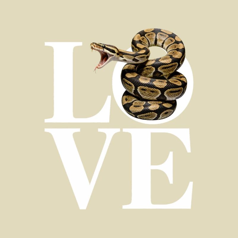 Königspython Schlangen LOVE Terrarium Python