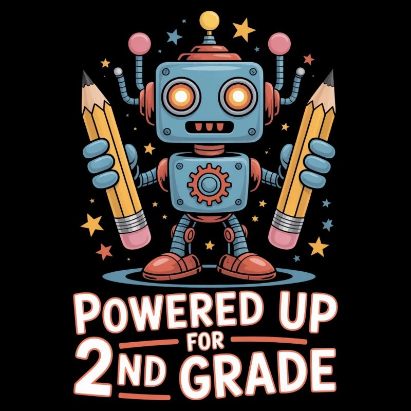 Powered Up For 2nd Grade Schulstart Roboter