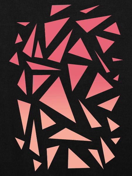 Motif triangulaire - Dégradé rose