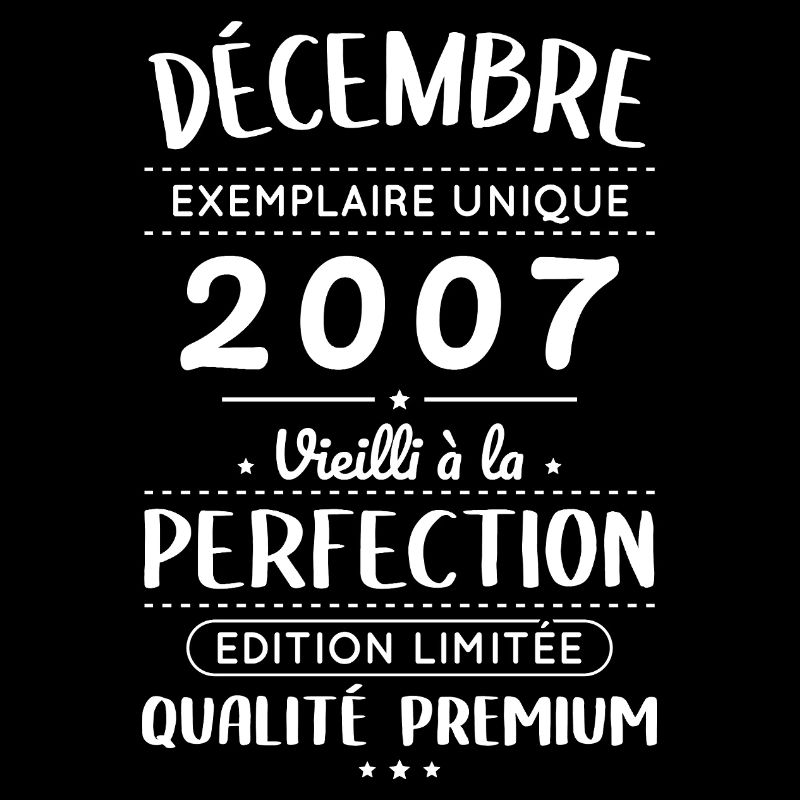 Anniversaire 18 ans - Décembre 2007 Perfection